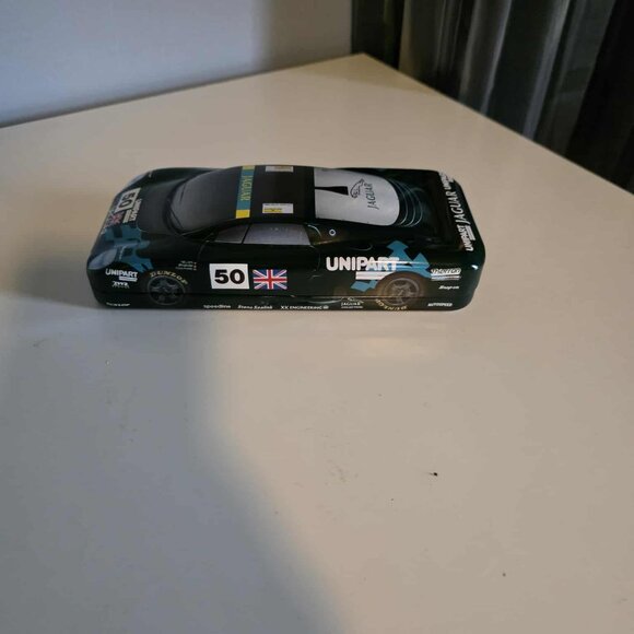 Vintage Tin Plate Racing Jaguar XJ220 Collectible Tin - Picture 5 of 6